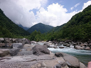 新穂高の湯　深山荘　露天風呂