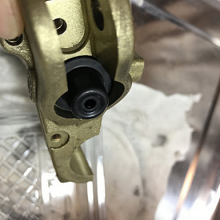 マスターシリンダーにダストブーツを軽く合わせてみた図