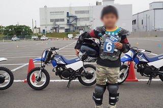 ヤマハ親子バイク教室 修了カードを貰いました