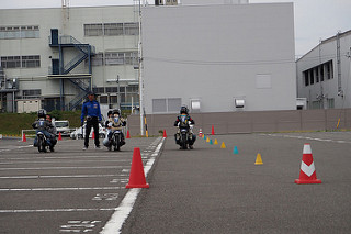 ヤマハ親子バイク教室 直線